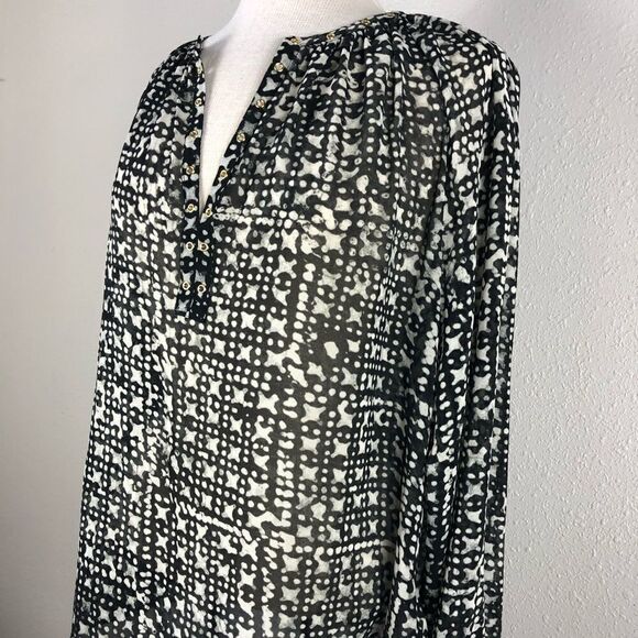 Michael Kors Blouse Top Size M - Picture 4 of 7